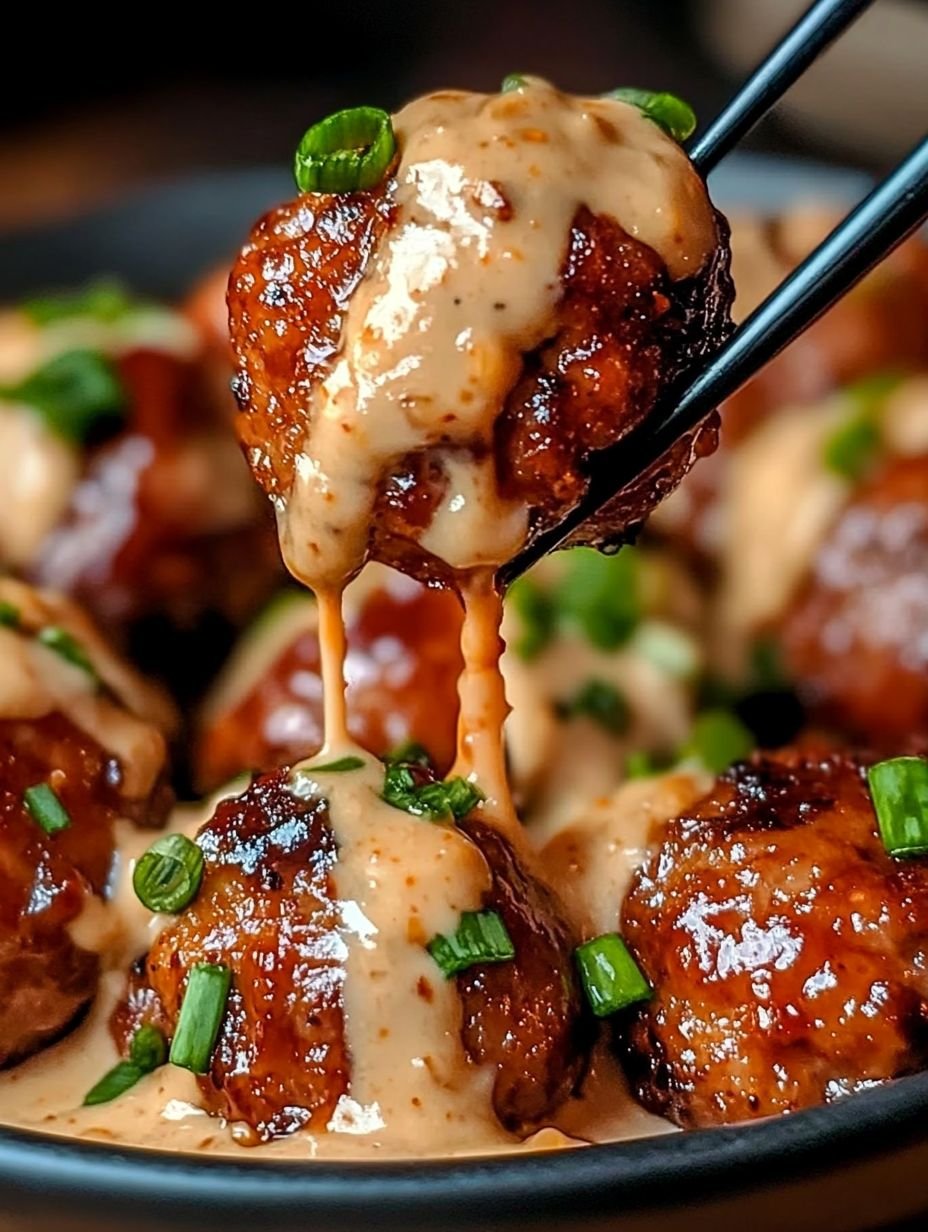 Korean BBQ Meatballs