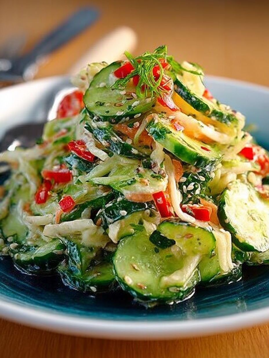 Intégrez cette salade de concombre à votre dîner quotidien et dites adieu à la graisse abdominale ! image 2