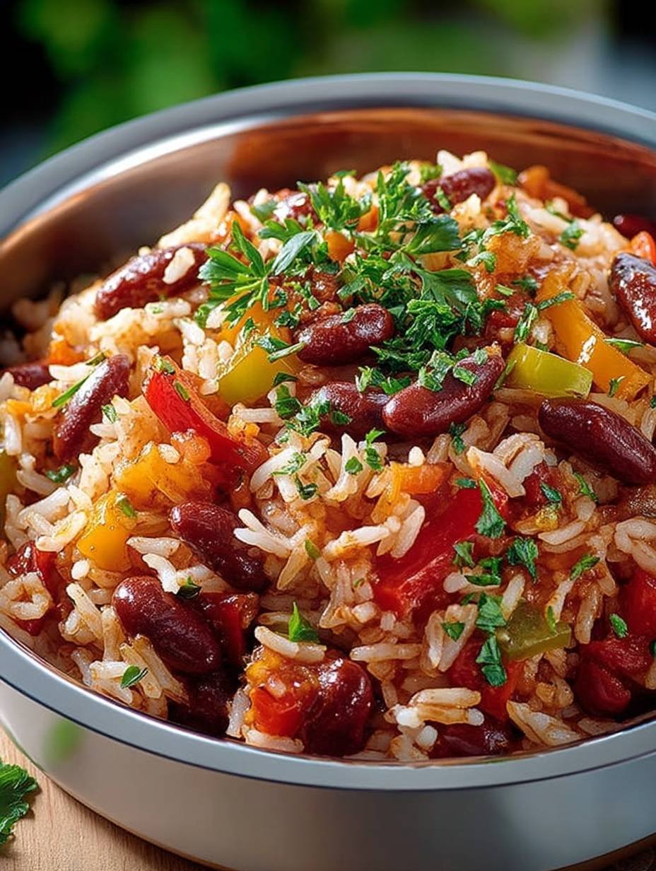 Riz cajun aux haricots rouges image 2