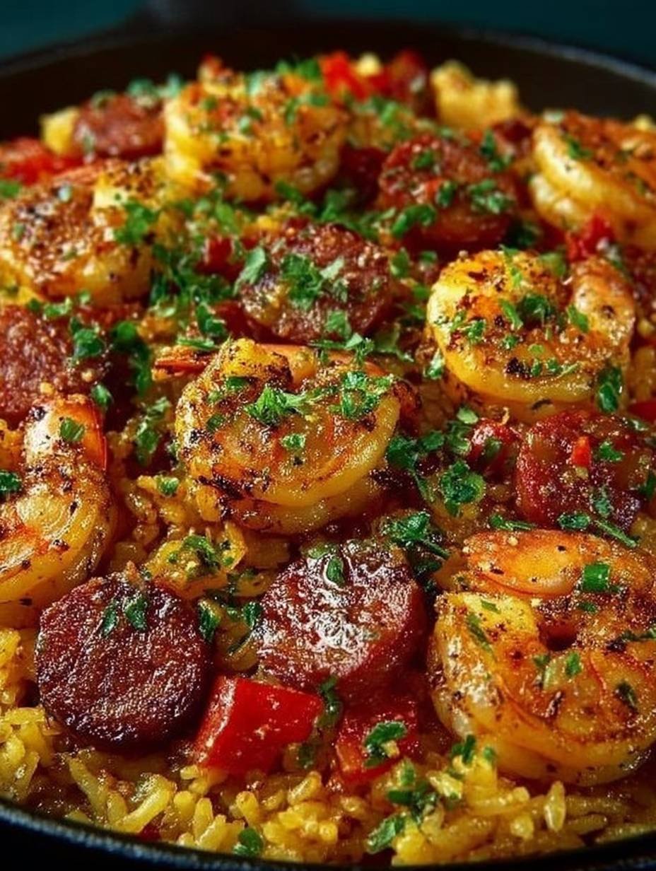 CAJUN DIRTY RICE WITH JUICY SHRIMP & SAUSAGE image 2