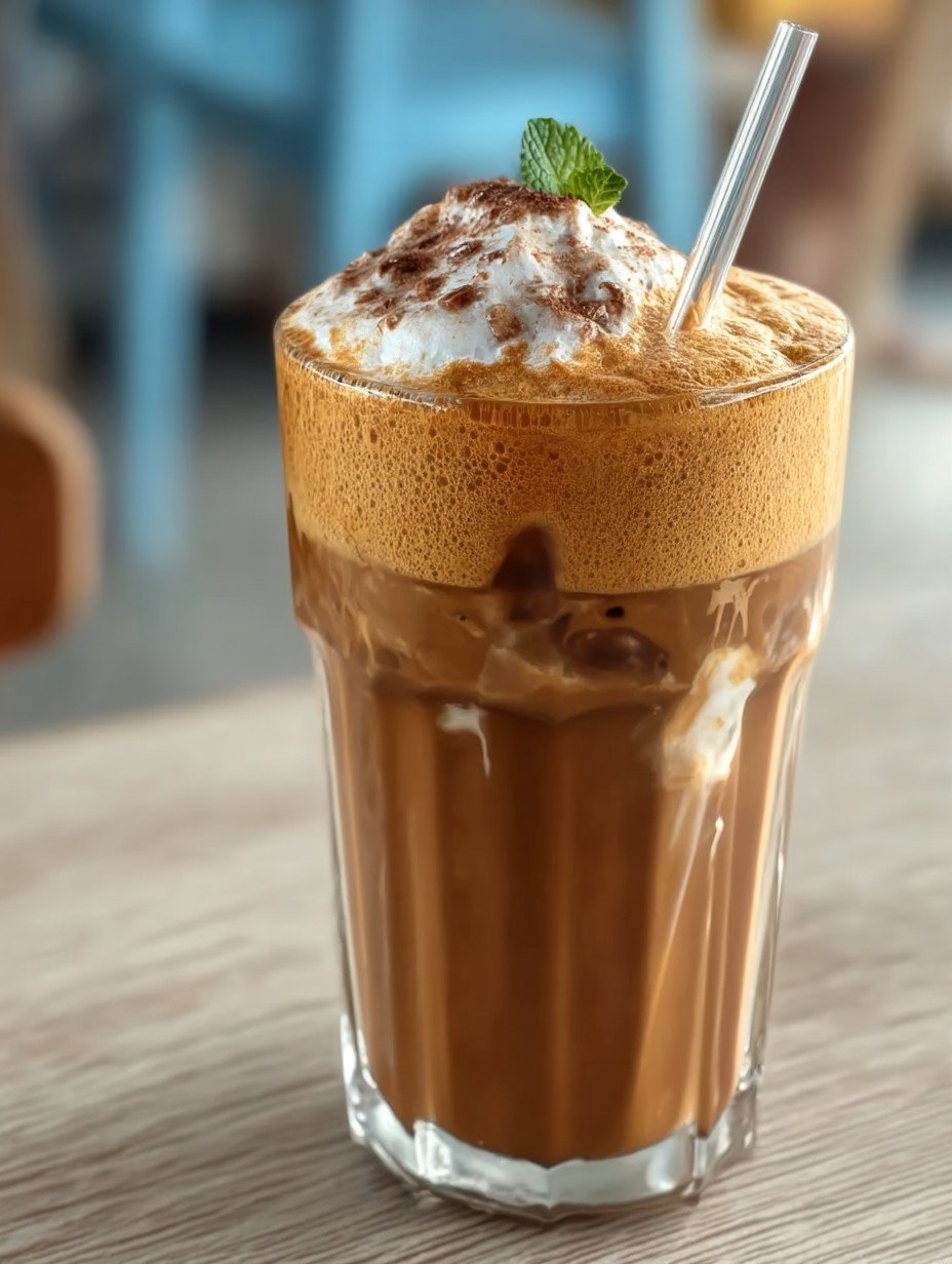Café Frappé Grec Ultra Rafraîchissant – Boisson d’Été Idéale image 2