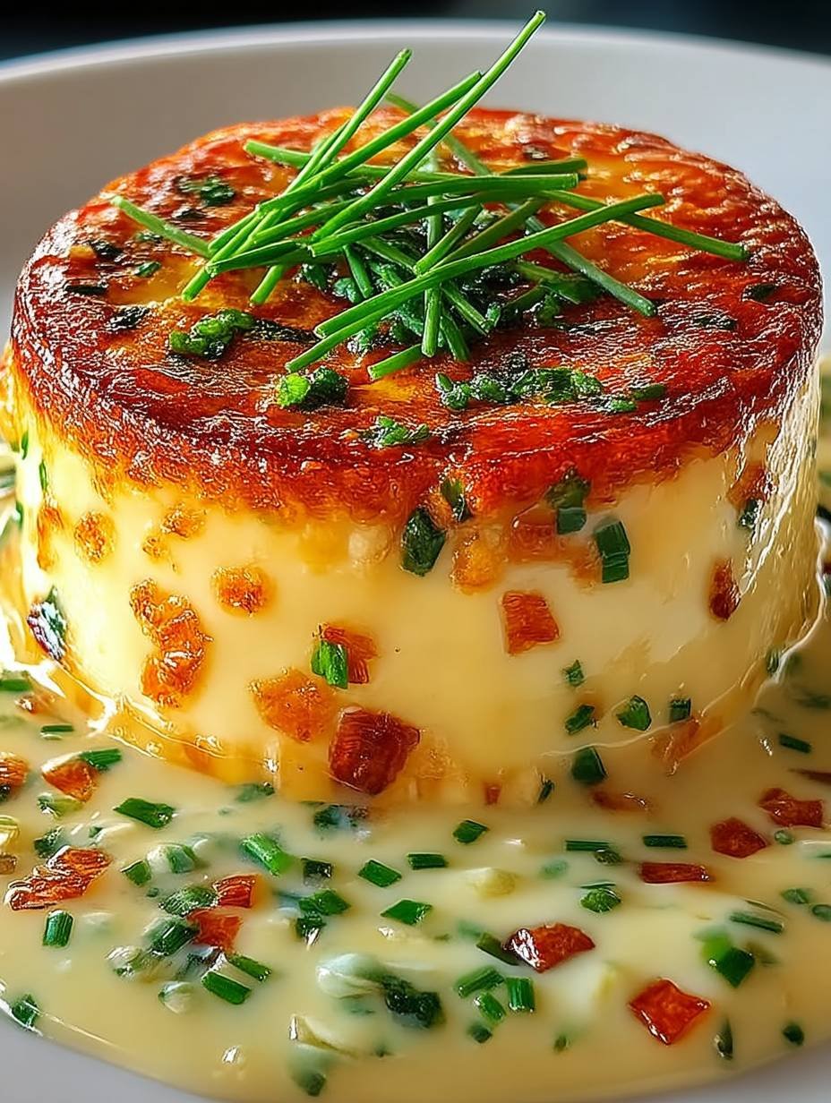 Douceur Marine : Flan de Crabe & Sauce Ciboulette Fraîche image 2