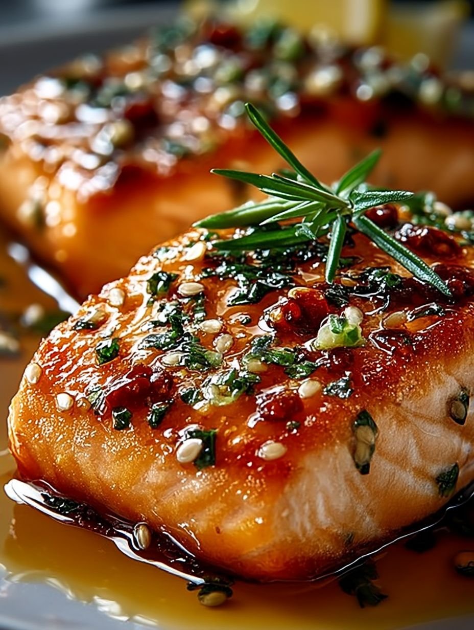 Einfaches Honig Lachs Rezept aus dem Ofen image 2