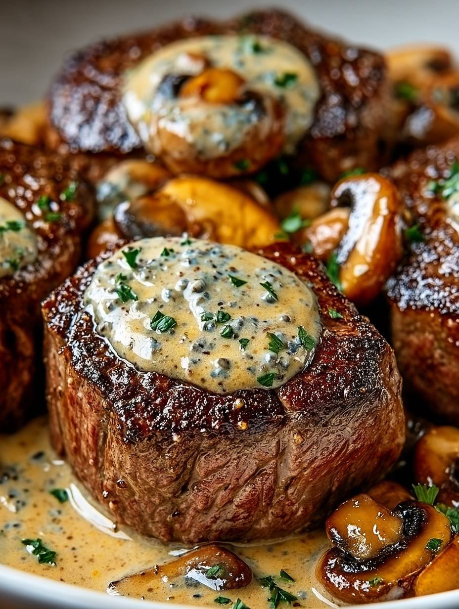 Filet Mignon Ultra Fondant à la Moutarde & Champignons image 2