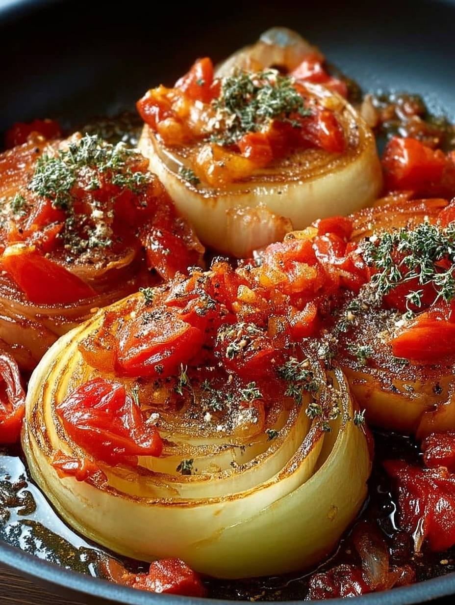 Fondant corse – Fenouil tiède, confit à la tomate et aux oignons image 2