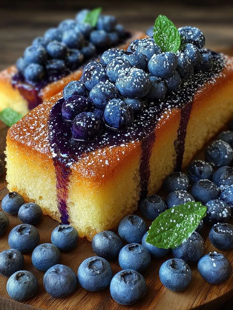 Gâteau Moelleux aux Myrtilles image 2