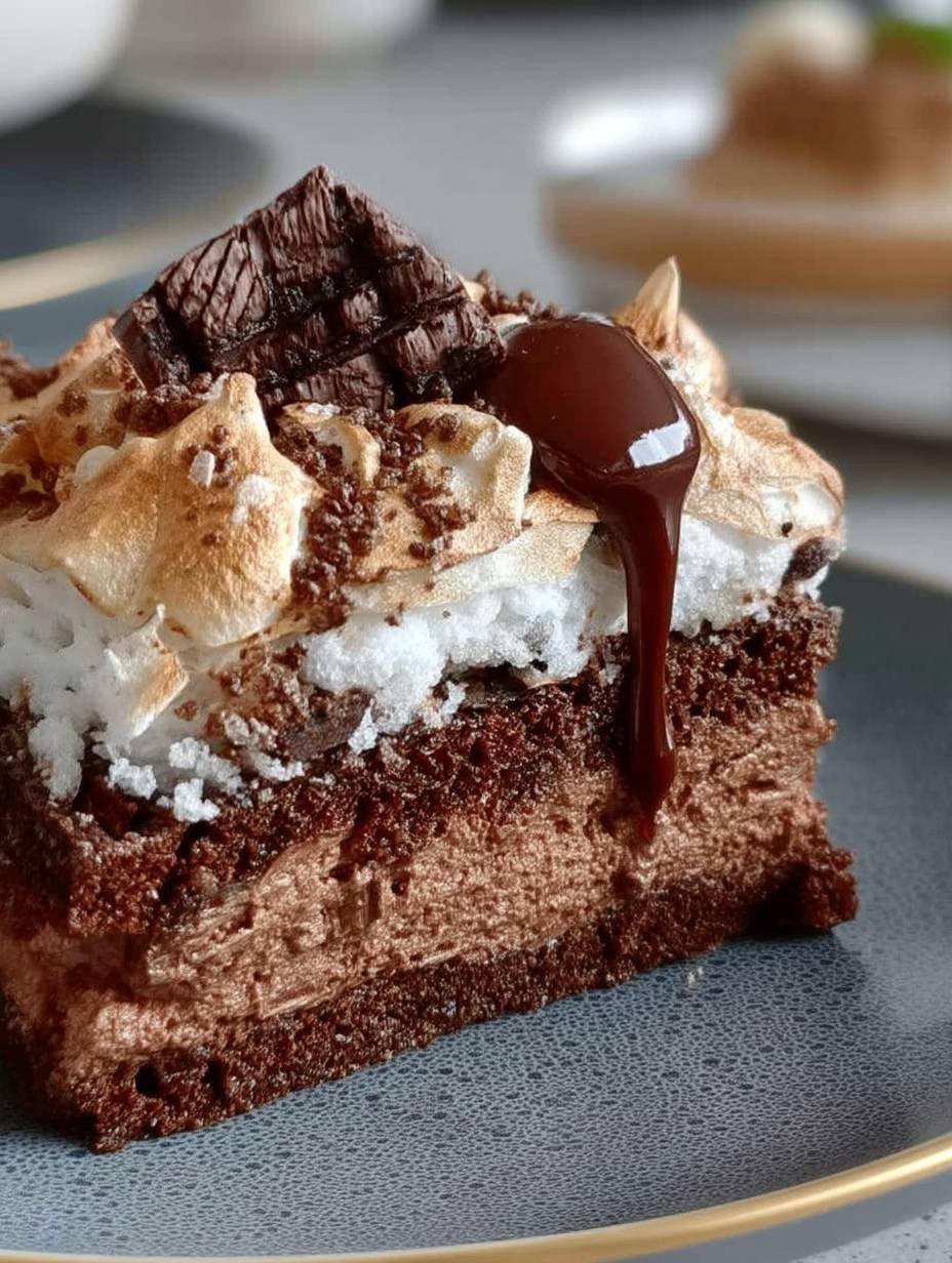 Gâteau au Chocolat et Meringue image 2
