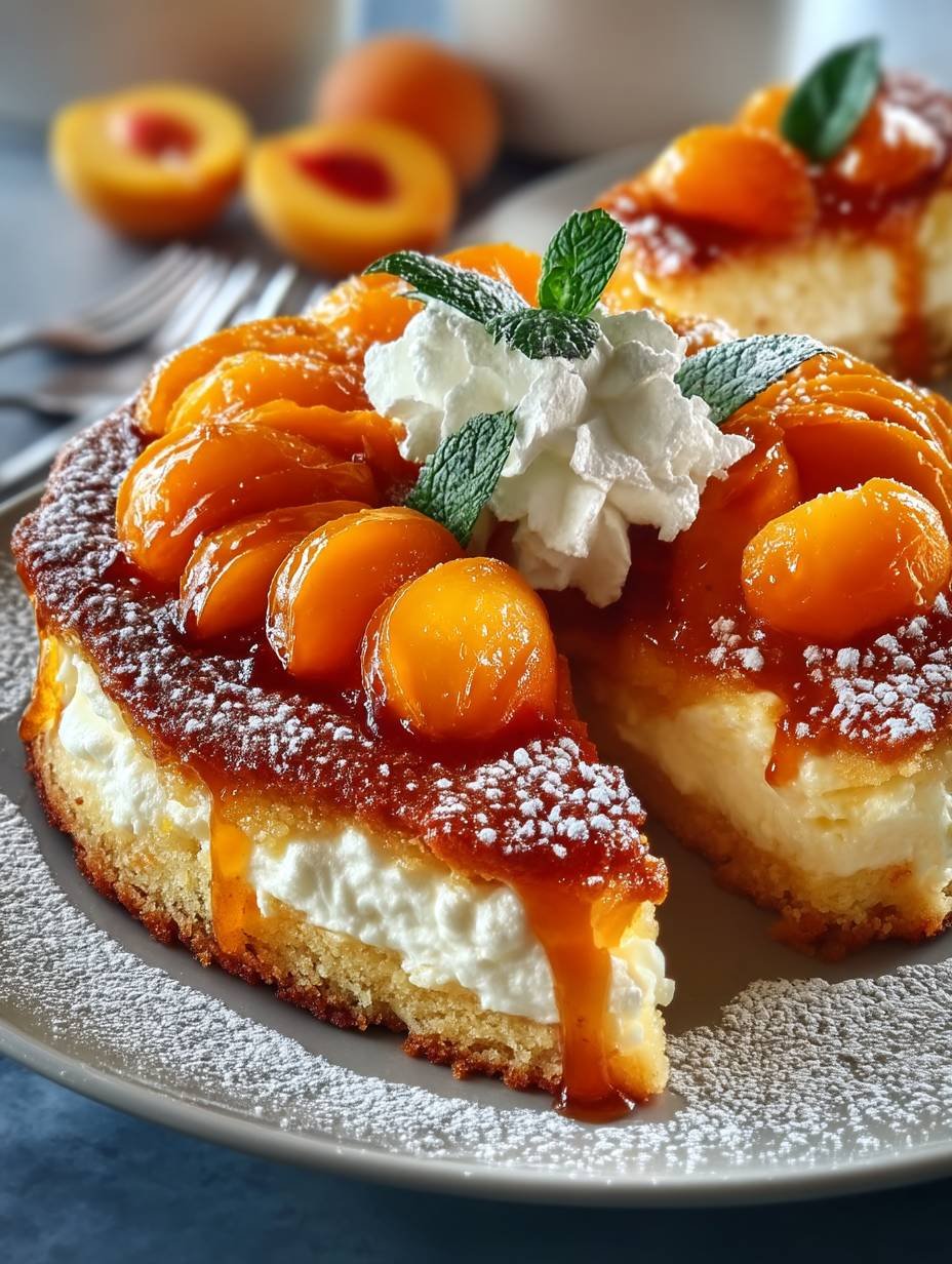 Gâteau aux Pêches Caramélisées image 2