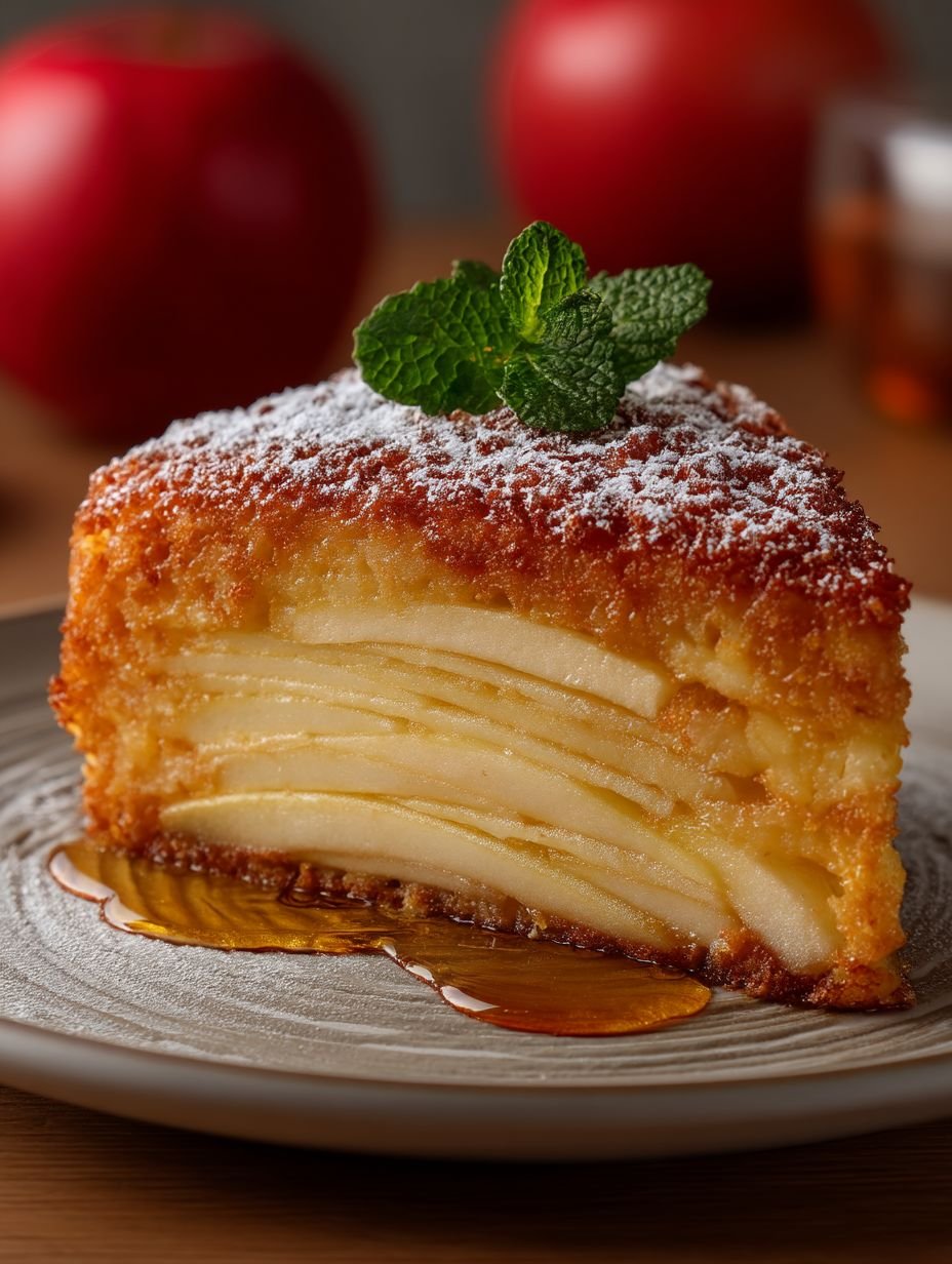 Invisible aux Pommes Healthy : Le Gâteau Fondant à 50 kcal Sans Farine, Lait ni Sucre! image 2