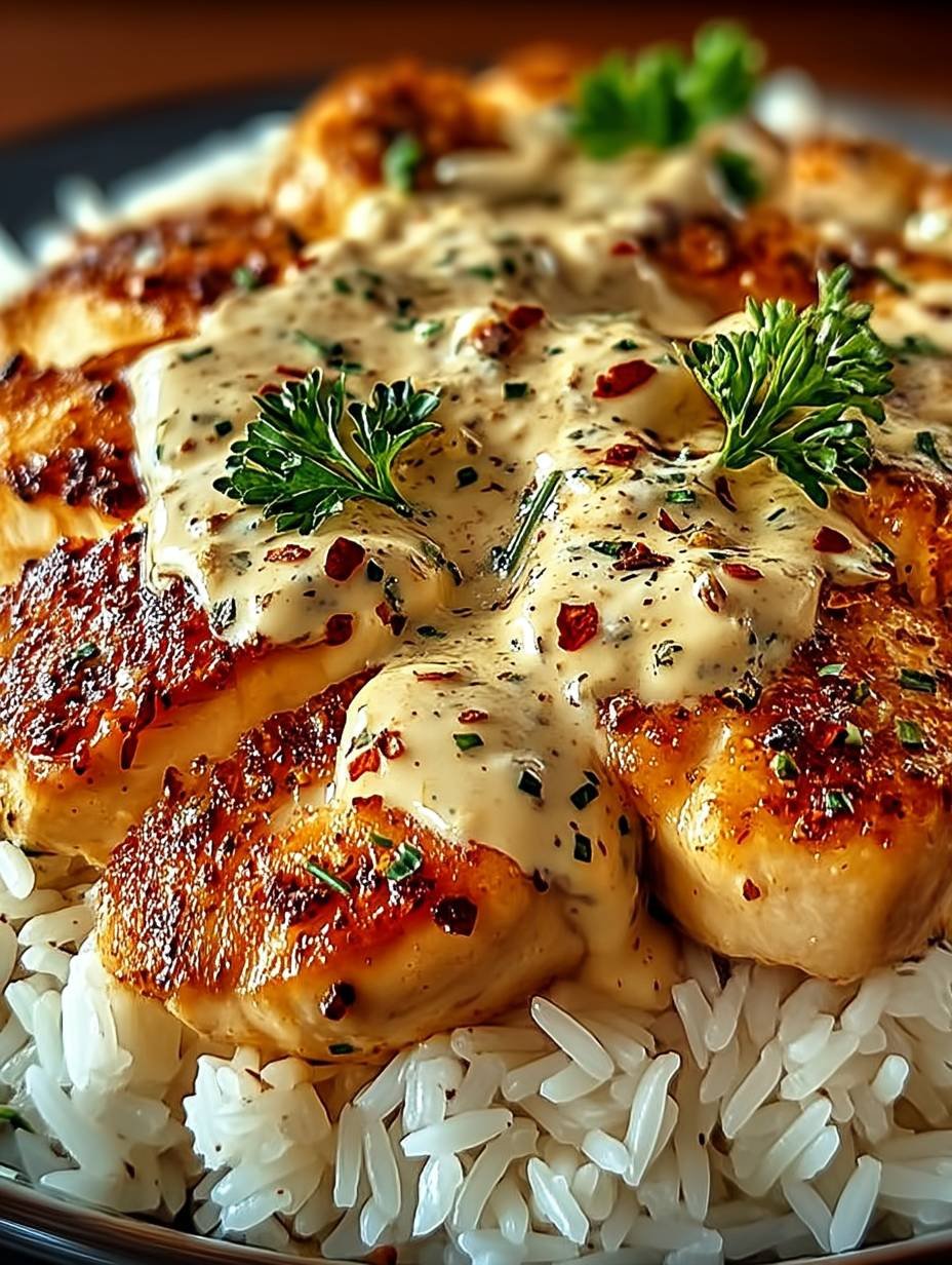 POULET CRÉMEUX AU RIZ SAVOUREUX image 2
