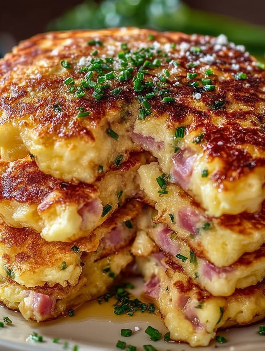 Pancakes jambon fromage savoureux image 2