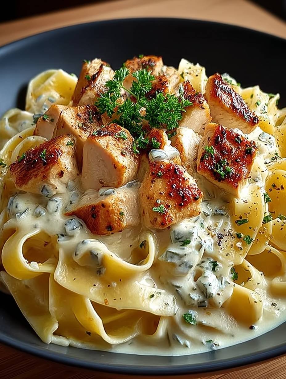 Pâtes au Poulet et Sauce Crémeuse au Boursin image 2