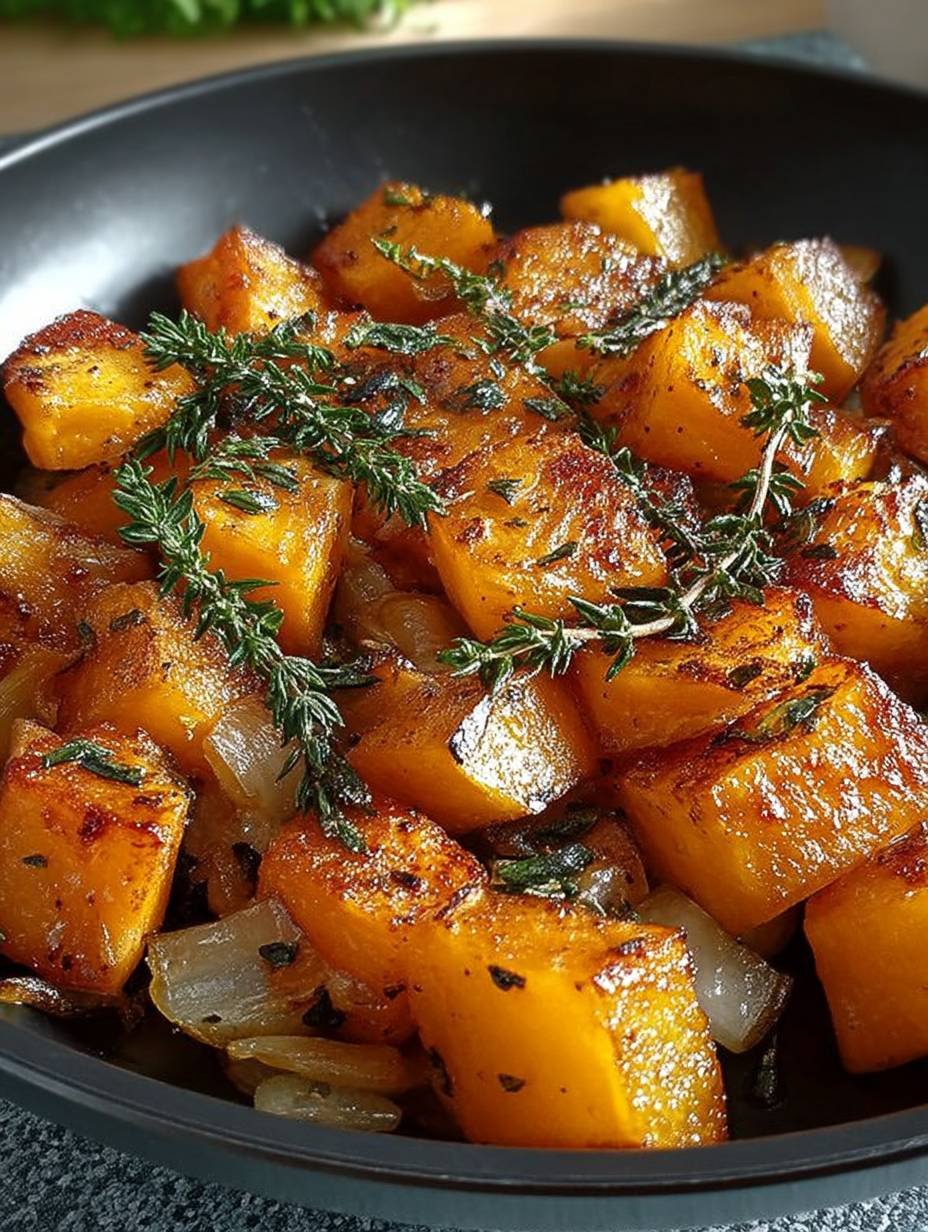 Poêlée de Patates Douces Sautées aux Oignons, Ail et Thym image 2