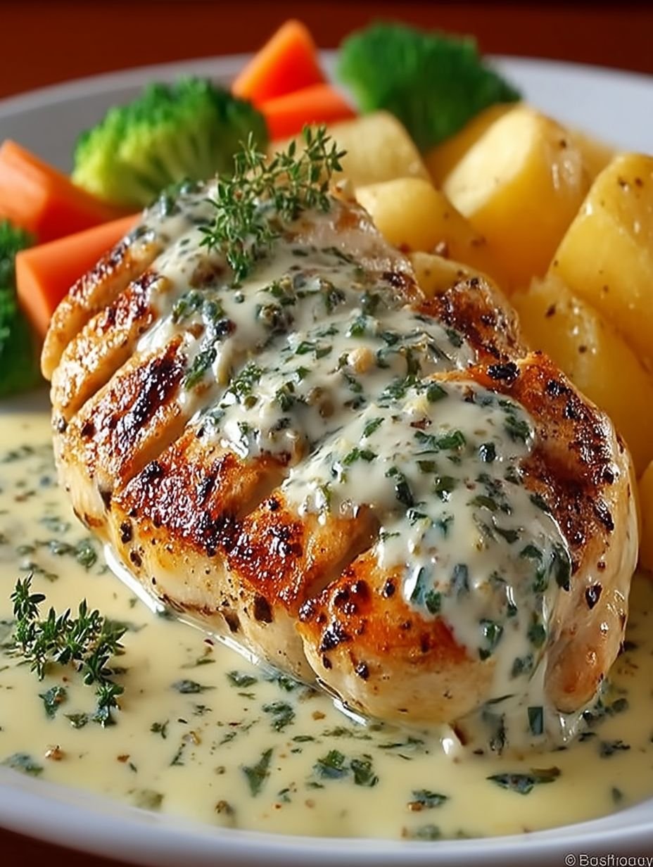 Poulet Sauce Boursin à l’Ail image 2
