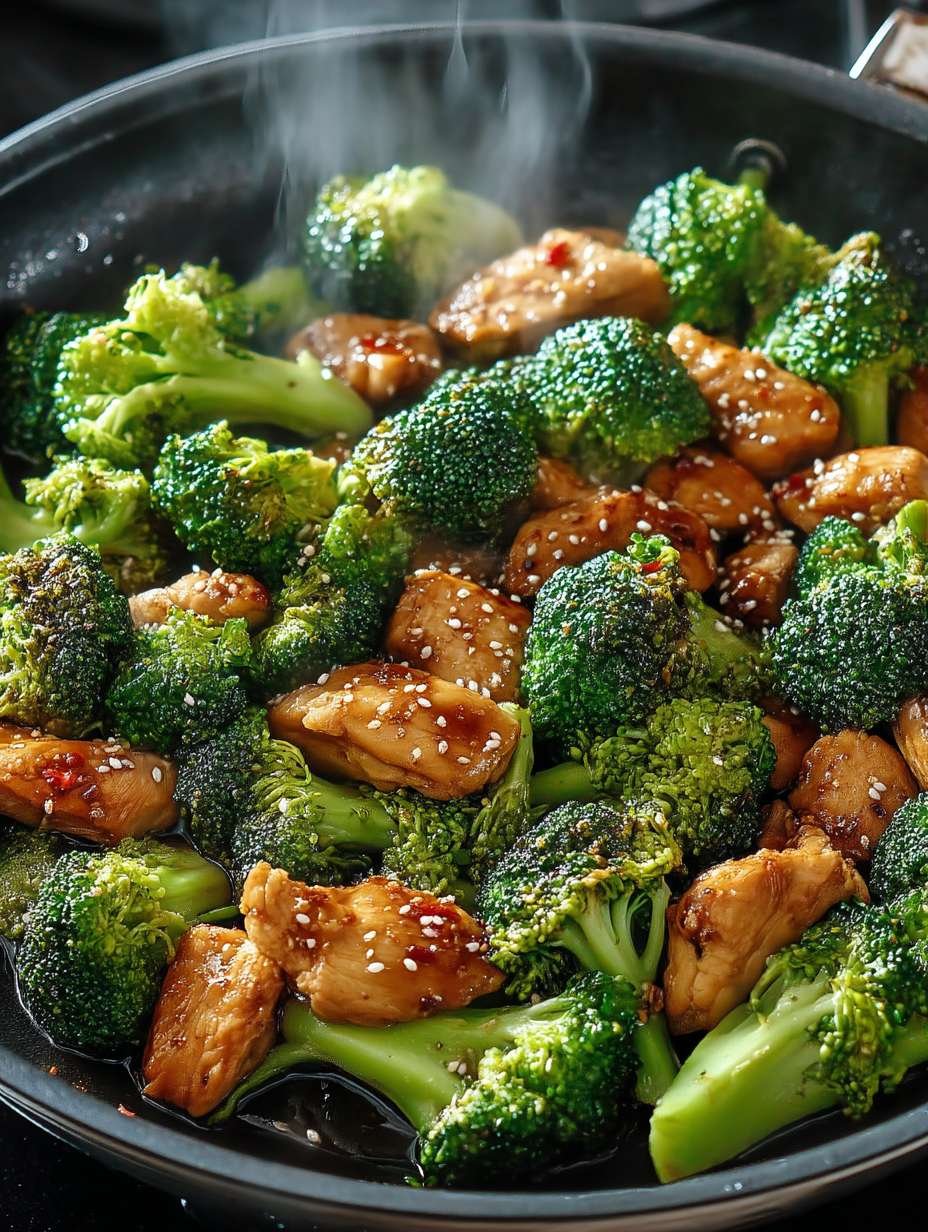 SAUTÉ DE POULET ET BROCCOLI image 2