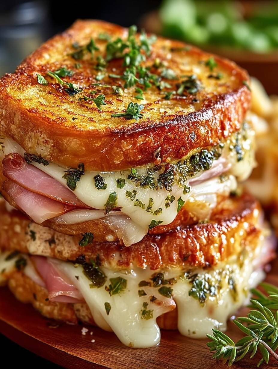 SAVOUREUX CROQUE MONSIEUR A L'ITALIENNE image 2