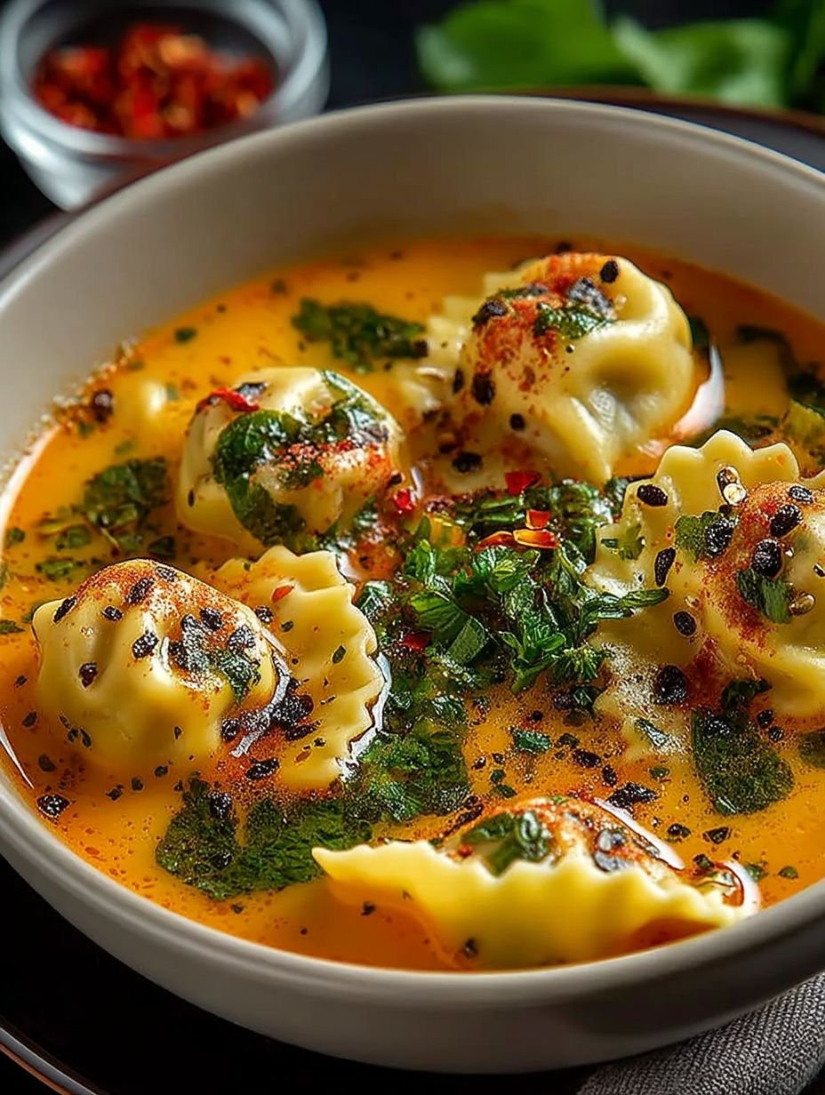 Soupe aux Raviolis au Curry image 2