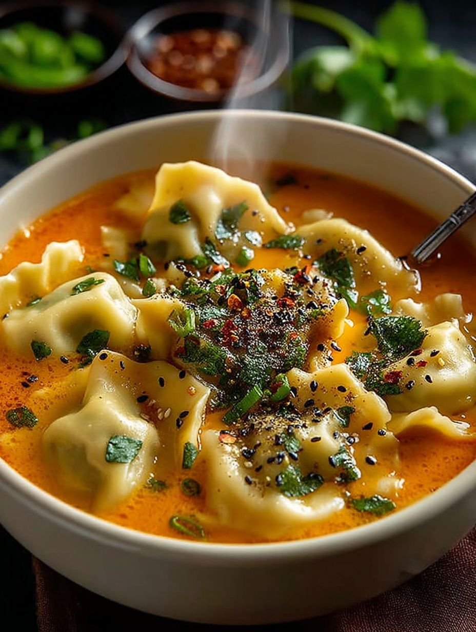 Soupe aux Raviolis au Curry image 2