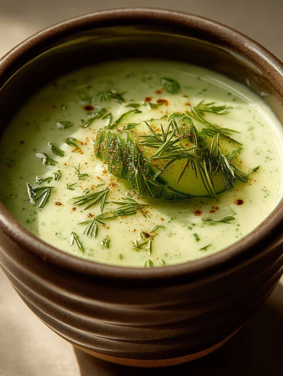 Soupe froide de concombre image 2