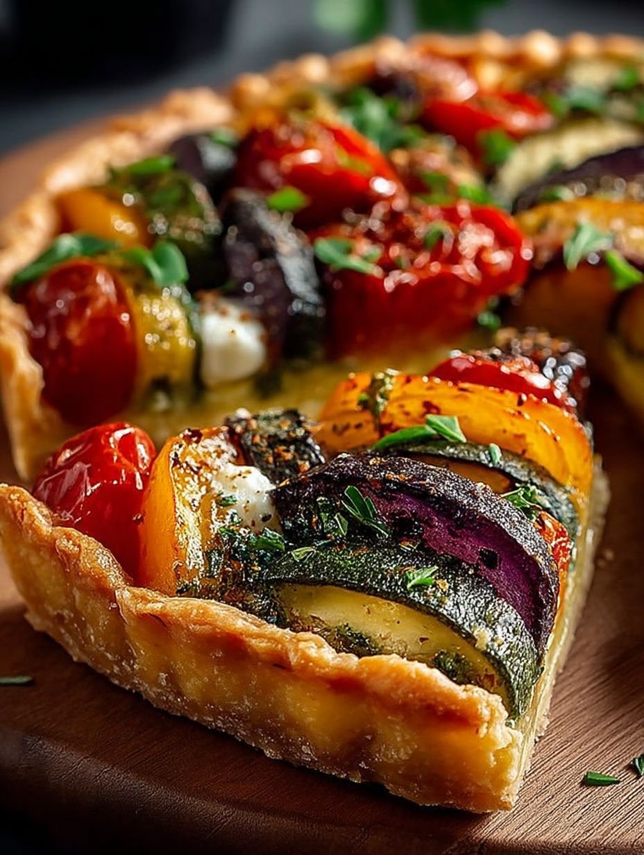 Tarte aux légumes colorés image 2