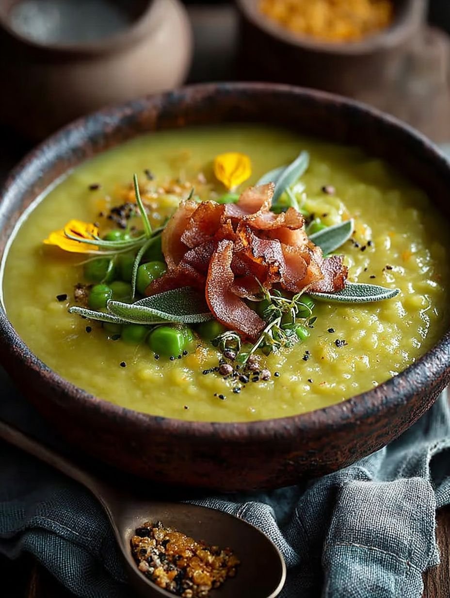 Velouté de Poireaux et Pois Cassés image 2