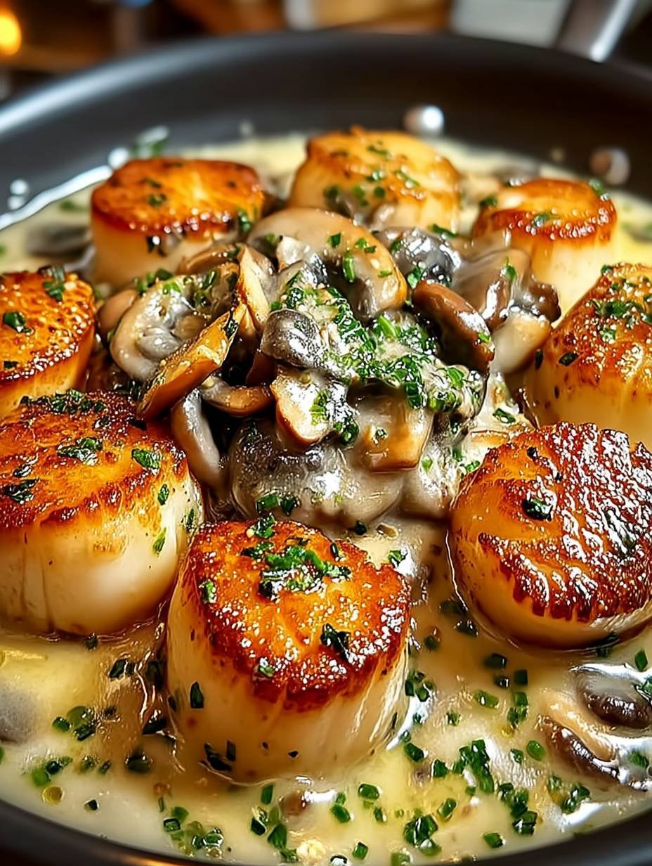 Blanquette de Saint-Jacques aux Champignons image 2