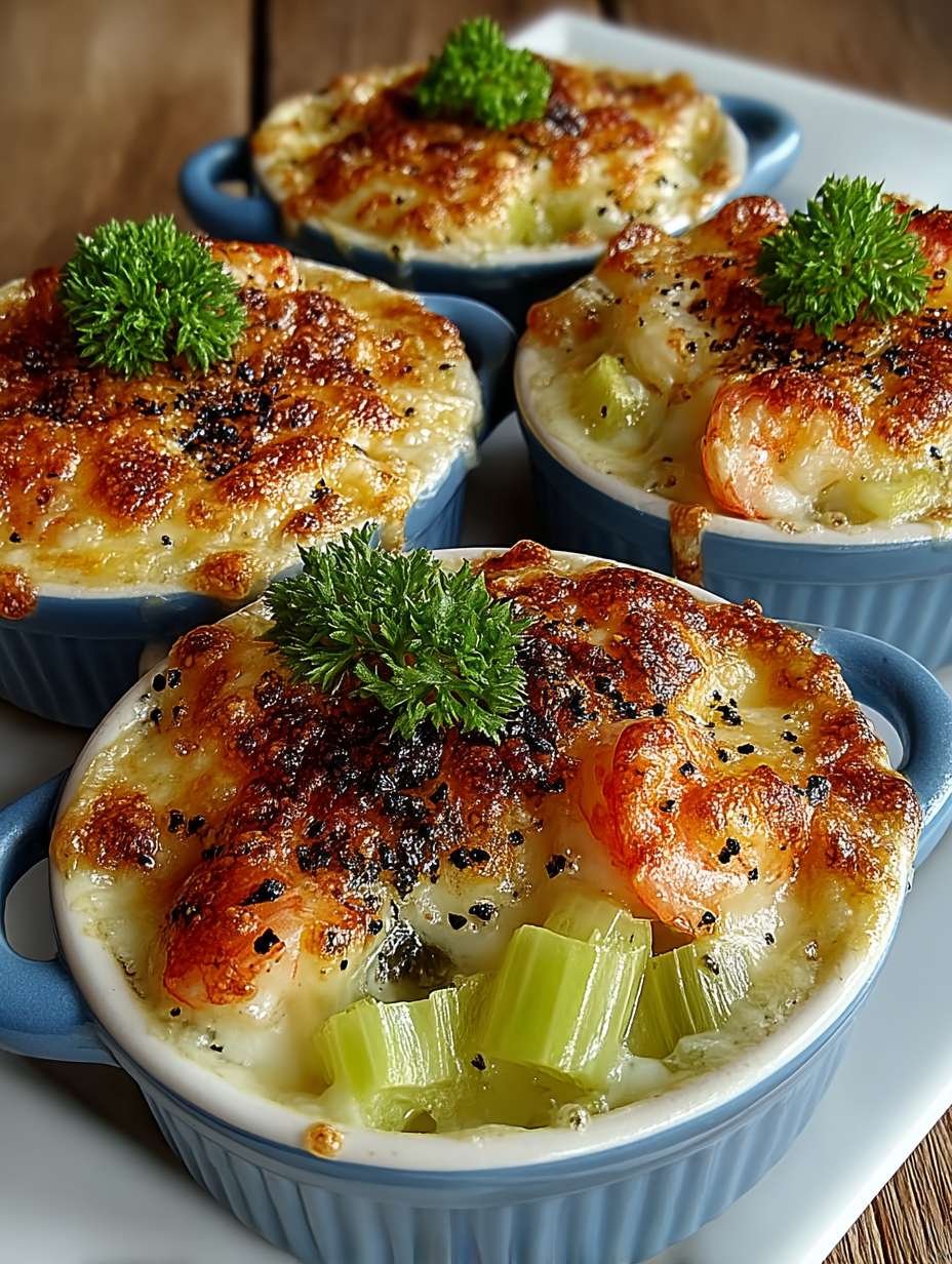 Crevettes Poireaux Cassolettes image 2