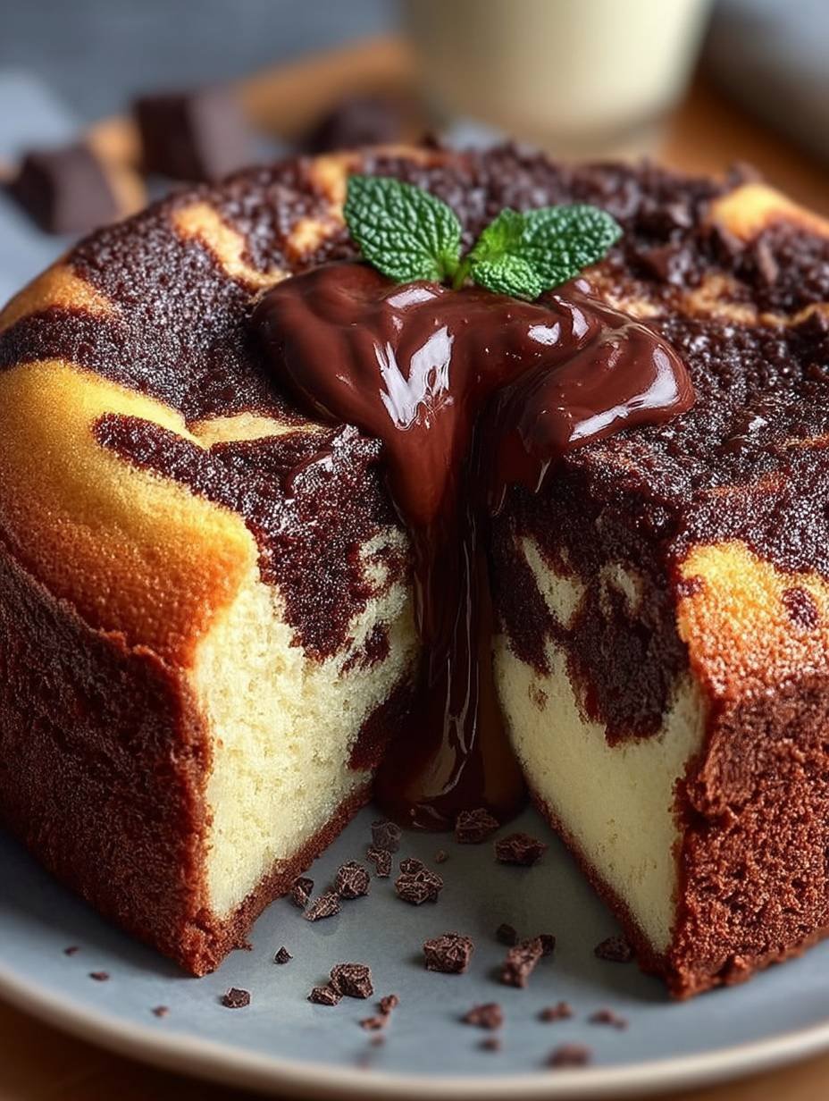 Gâteau Marbré Chocolat Moelleux Une Recette Facile image 2