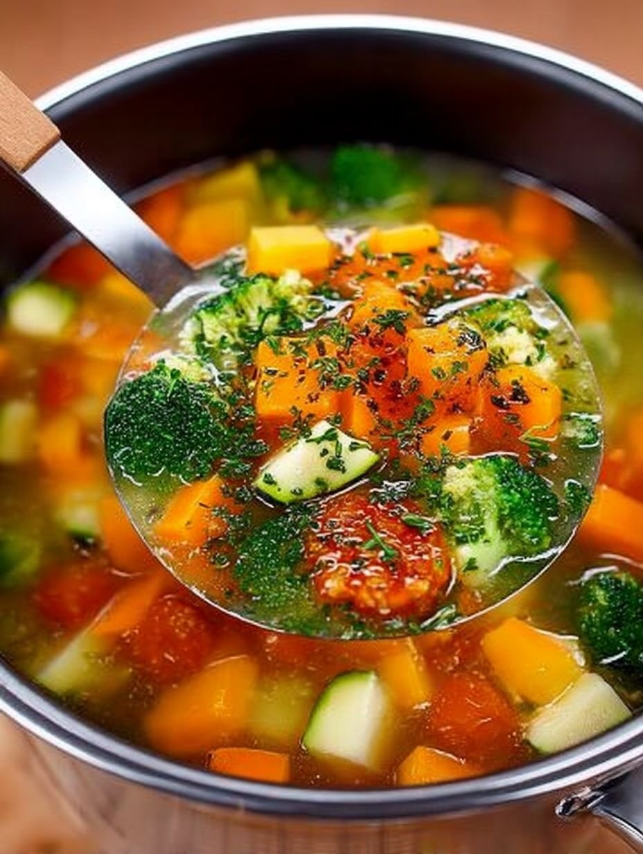 Grâce à cette soupe aux légumes j’ai perdu 10 kg en un mois ! Soupe légère et savoureuse. image 2