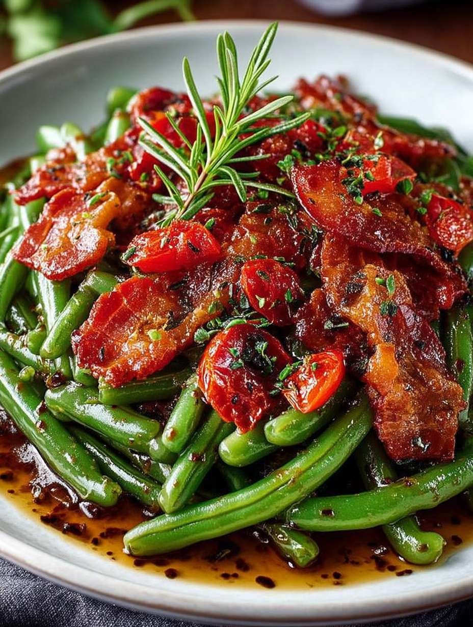 Haricots sauce bacon image 2