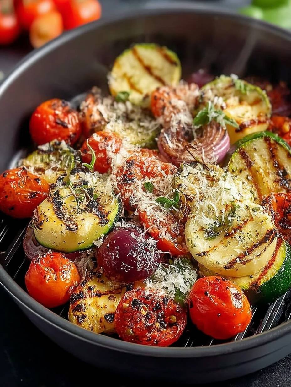 Légumes Grillés au Parmesan avec l’Air Fryer image 2