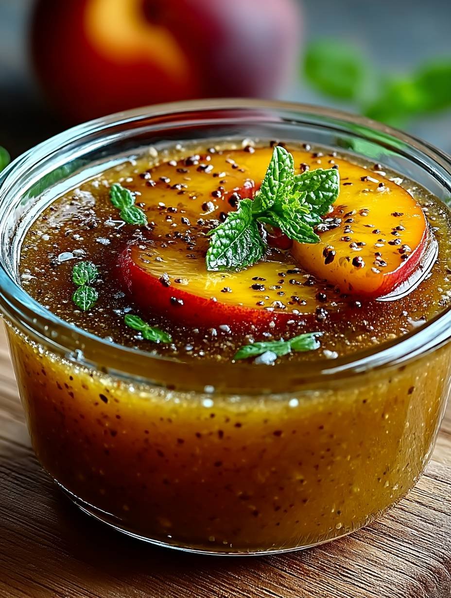 Peach Honey Dijon Balsamic Vinaigrette image 2