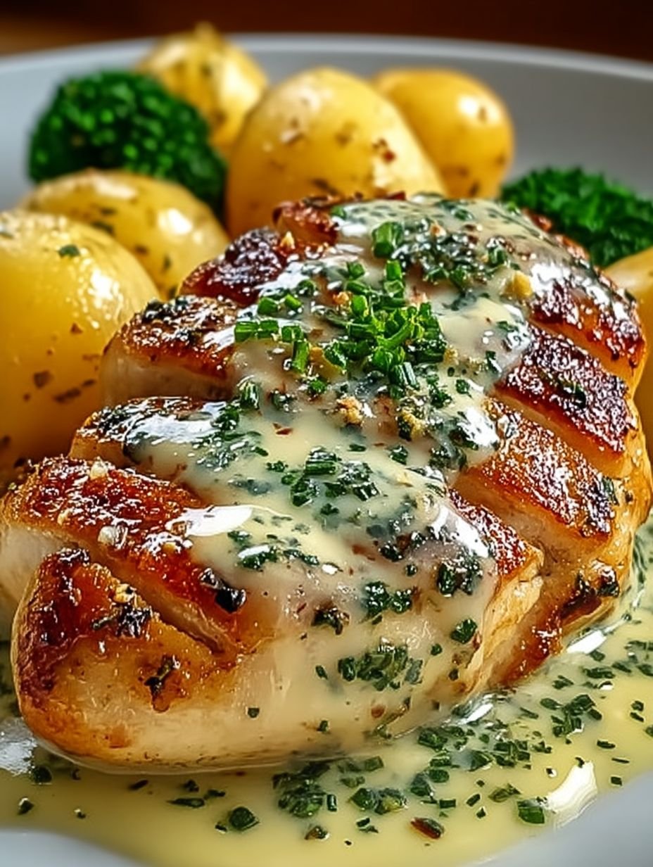 Poulet Sauce Boursin à l’Ail et Fines Herbes image 2