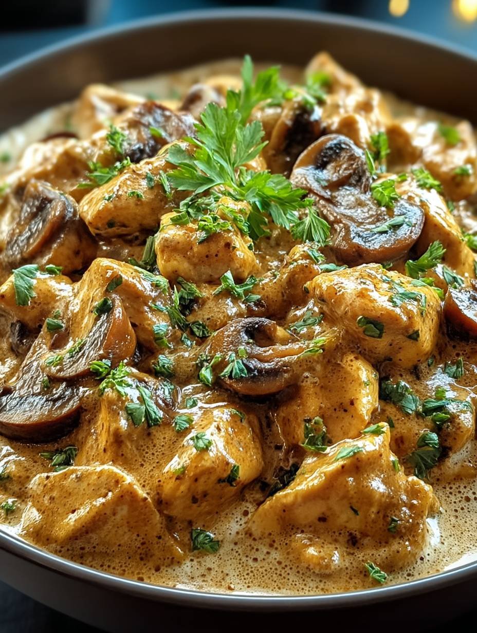 Poulet Stroganoff aux Champignons image 2