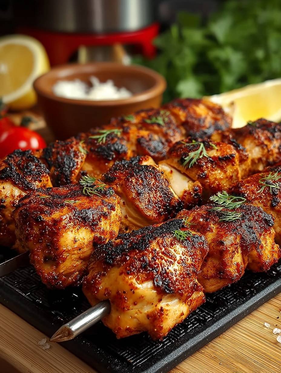 Recette Facile: Brochettes de Poulet Turques à l'Airfryer - Sain & Rapide! image 2