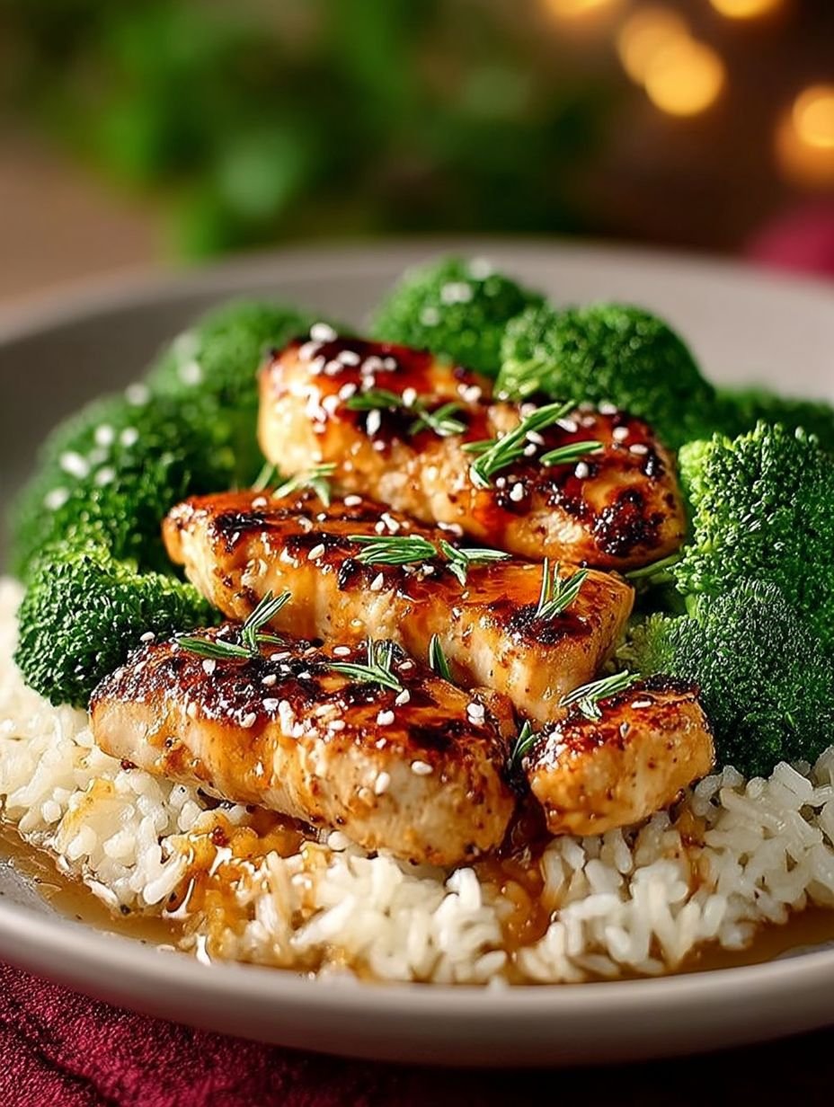 Recette Facile Poulet, Brocoli et Riz image 2