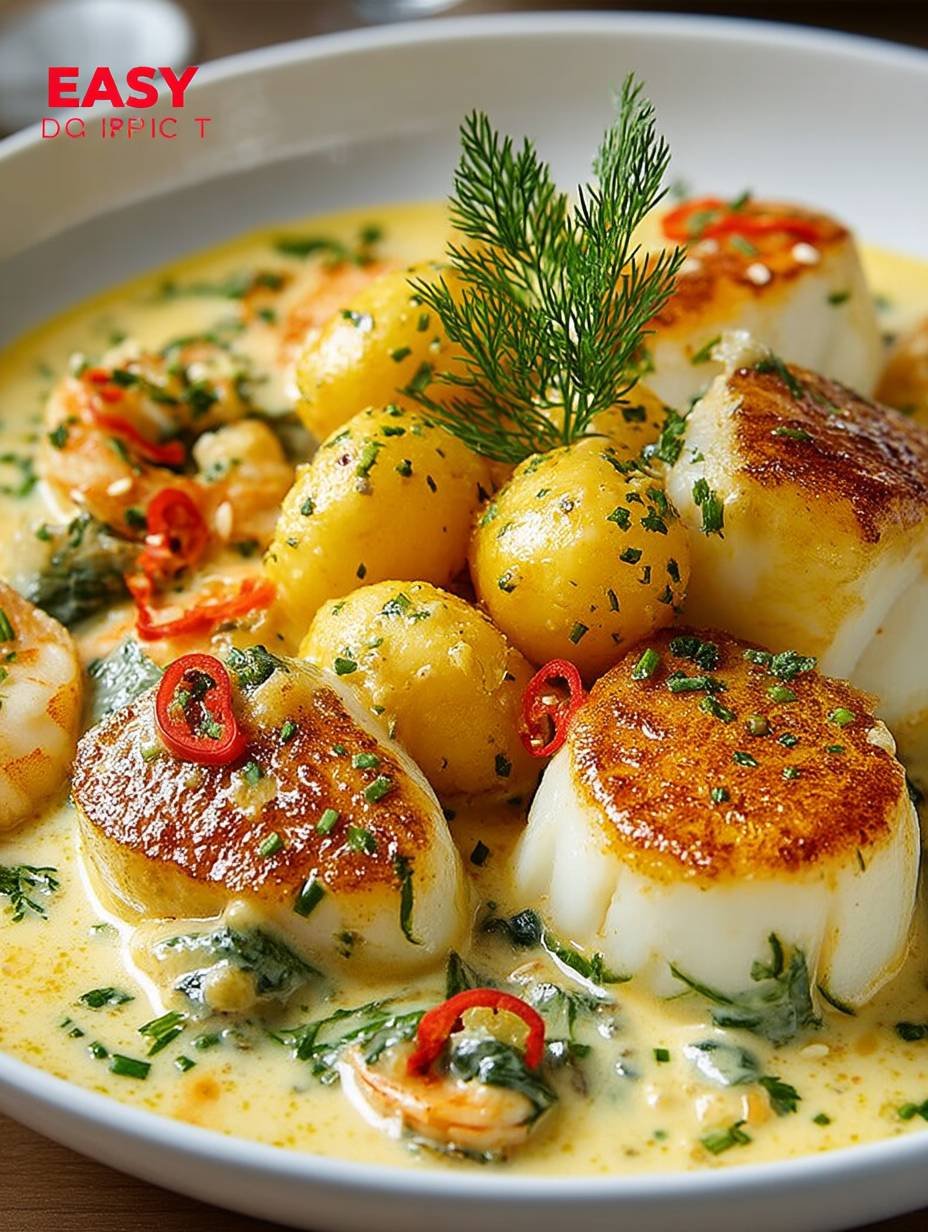 Recette de Blanquette de Poissons au Lait de Coco et Curry image 2