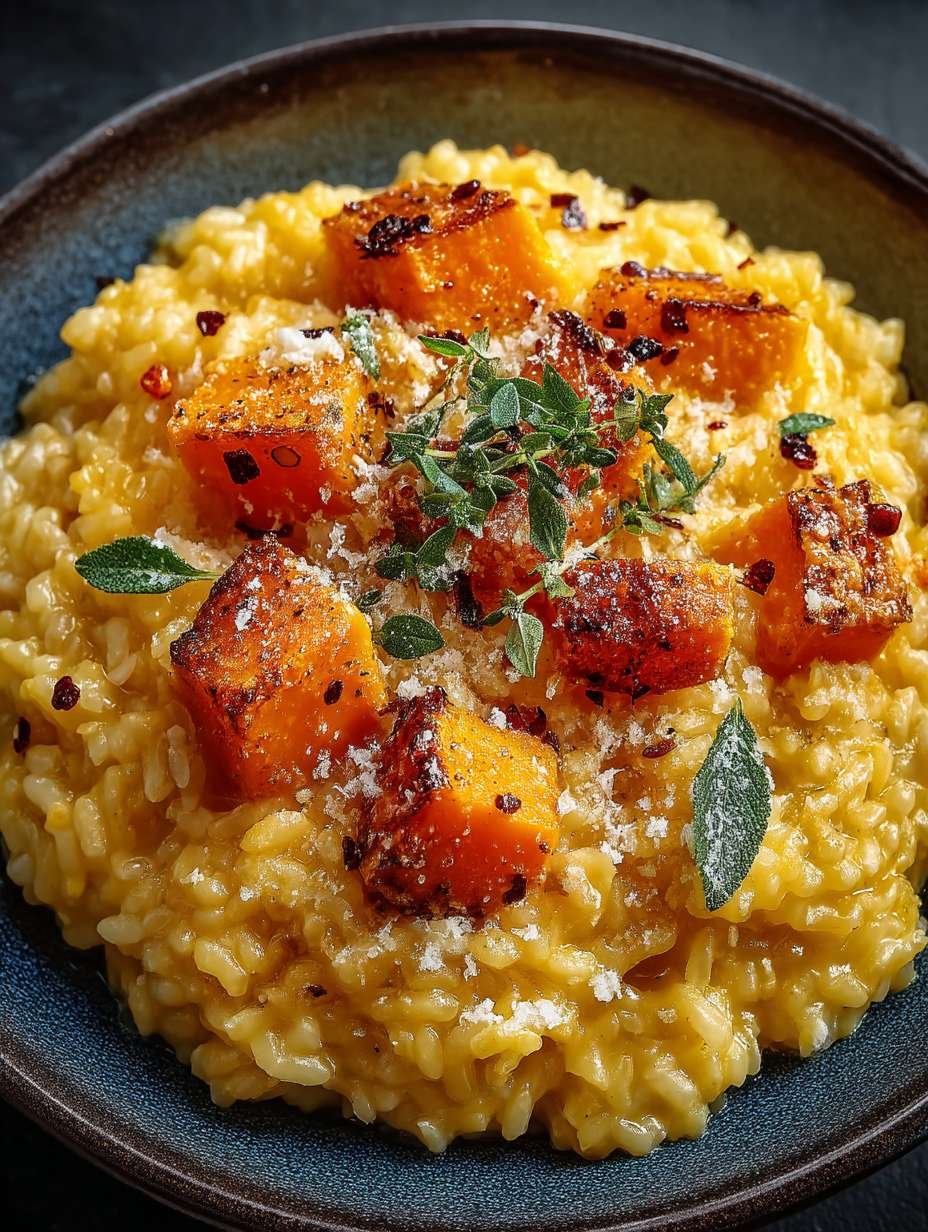 Risotto crémeux à la courge butternut et parmesan image 2