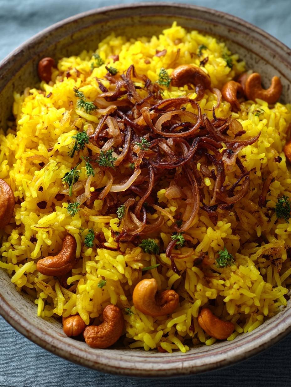 Riz indien aux épices et noix de cajou image 2