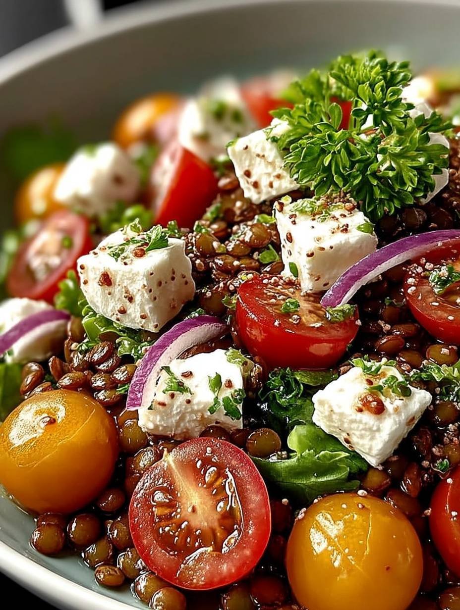 Salade Croquante de Lentilles & Feta image 2