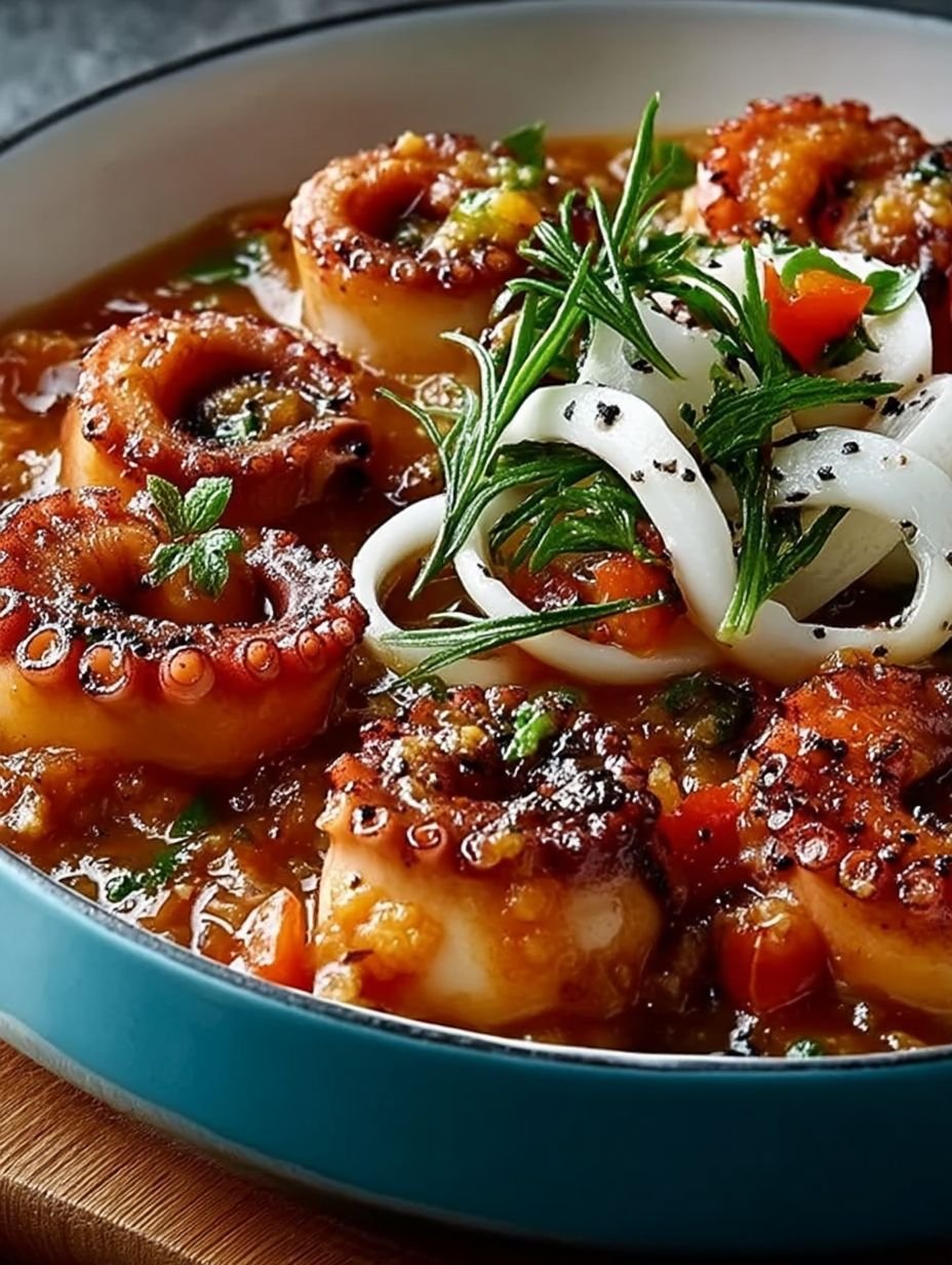 Sauce armoricaine aux calamars image 2