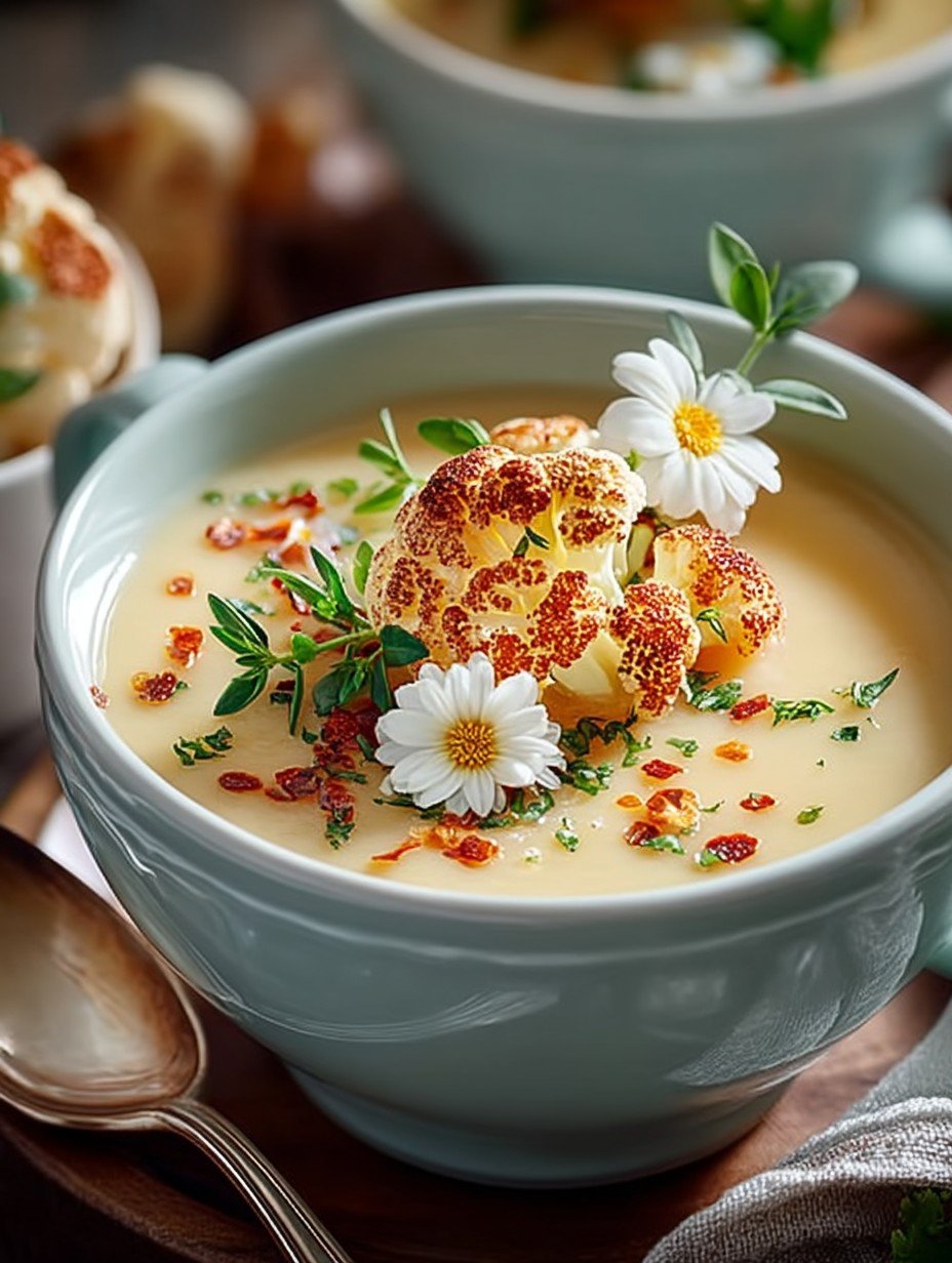 Soupe crémeuse au chou-fleur image 2