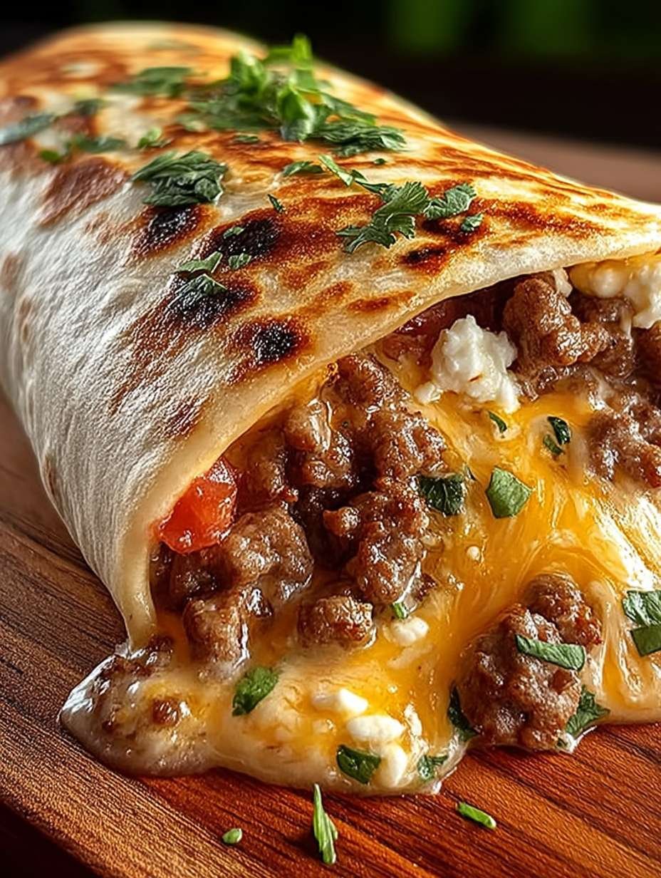 Wraps de Viande Hachée à l’Ail et au Fromage image 2