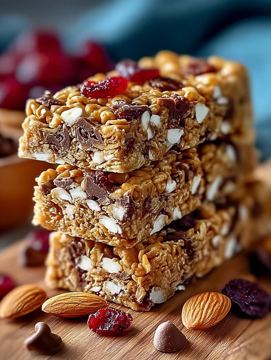 Barres de Granola au Beurre de Cacahuète Sans Cuisson image 2