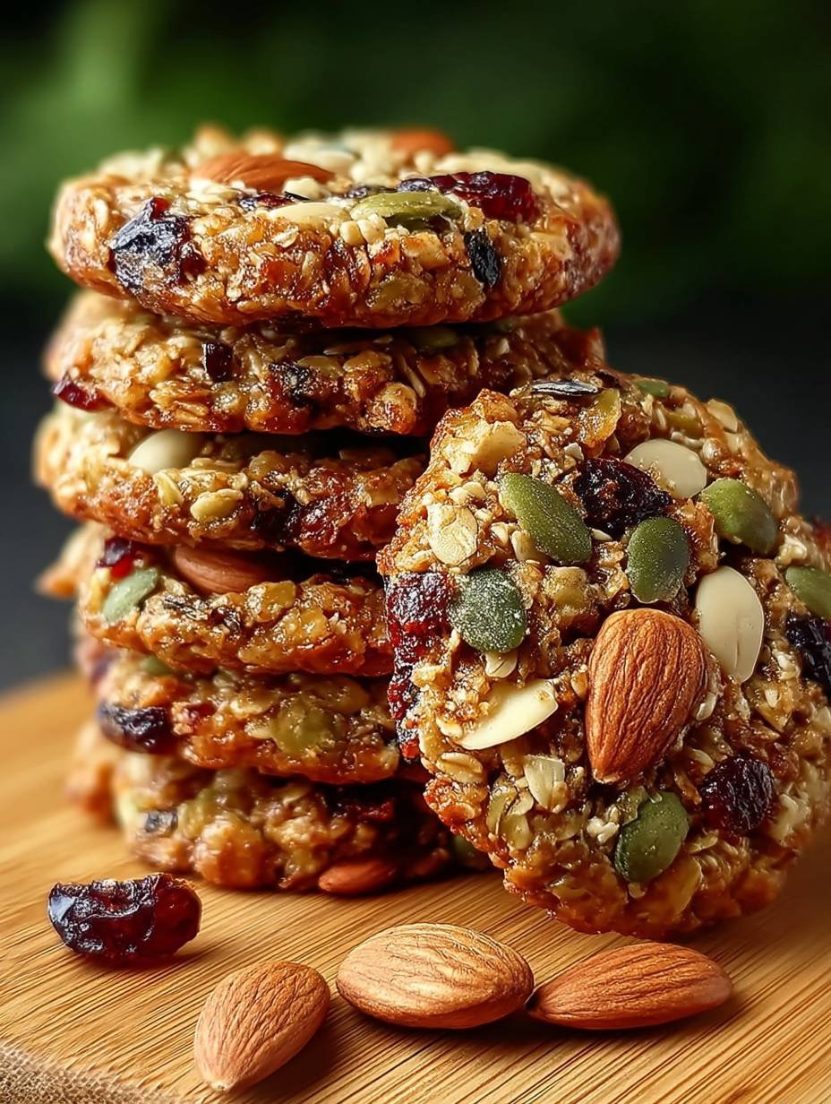 Biscuits énergétiques aux Noix et aux Graines – Sains, Croquants et Délicieux image 2