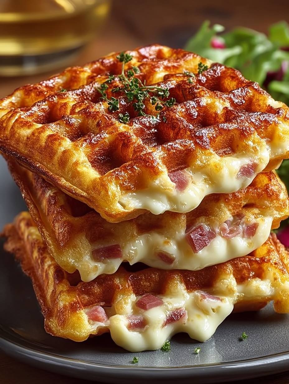 Brunch, Dîner ou Apéro : Ces Gaufres au Fromage Sont Toujours un Succès ! image 2