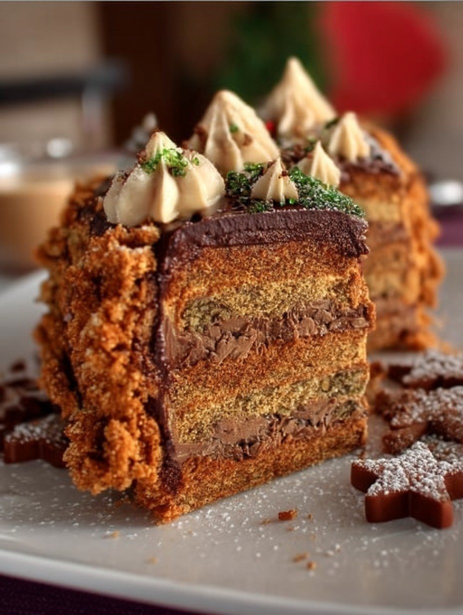 Bûche de Noël Croustillante Café-Noisette image 2