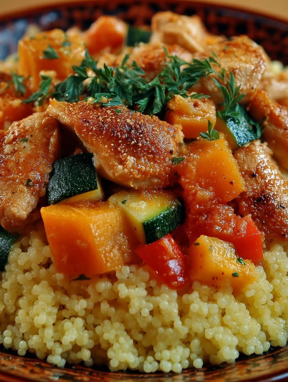 Couscous Légumes Poulet - Recette Traditionelle image 2