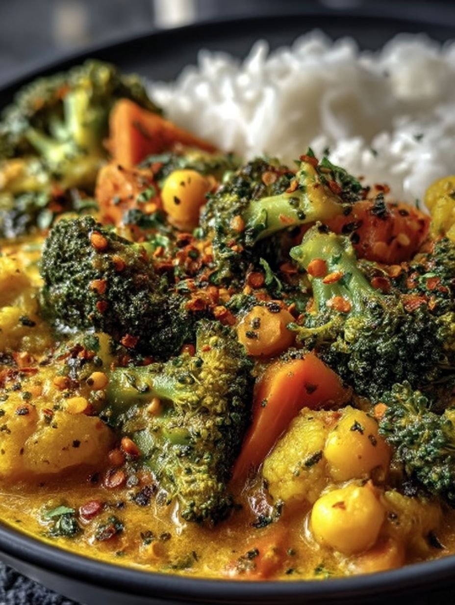 Curry de Brocoli aux Lentilles Corail : Une Explosion de Saveurs Végétales image 2