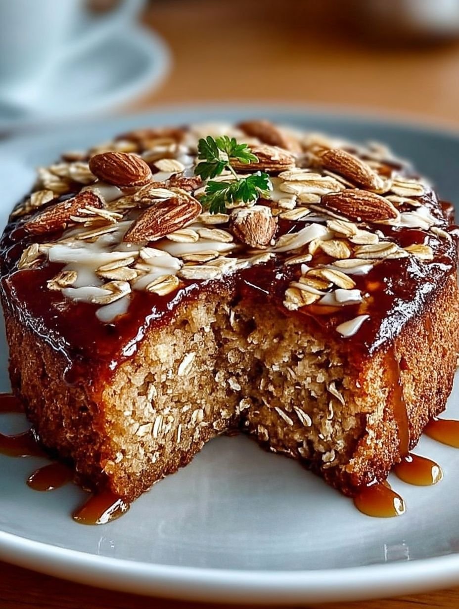 Gâteau Diététique Coupe-Faim aux Flocons d’Avoine image 2